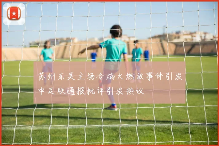 苏州东吴主场冷焰火燃放事件引发中足联通报批评引发热议